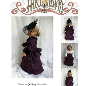 Victorian Walking Ensemble 18in Doll Pattern image 1