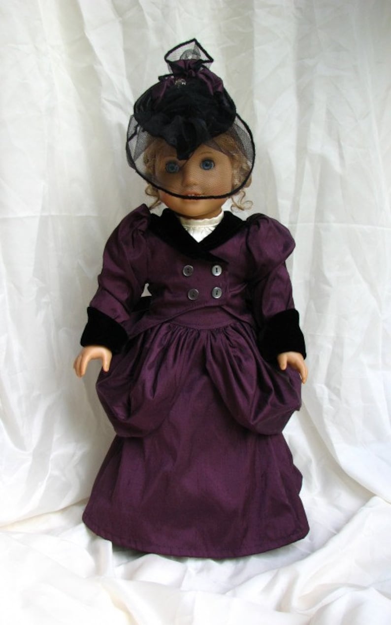 Victorian Walking Ensemble 18in Doll PDF ePattern DOWNLOAD image 2