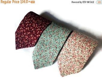 3 floral ties for groomsmen ties  floral neckties for men ecru floral tie mint floral tie burgundy floral ties wedding tie skinnygroom