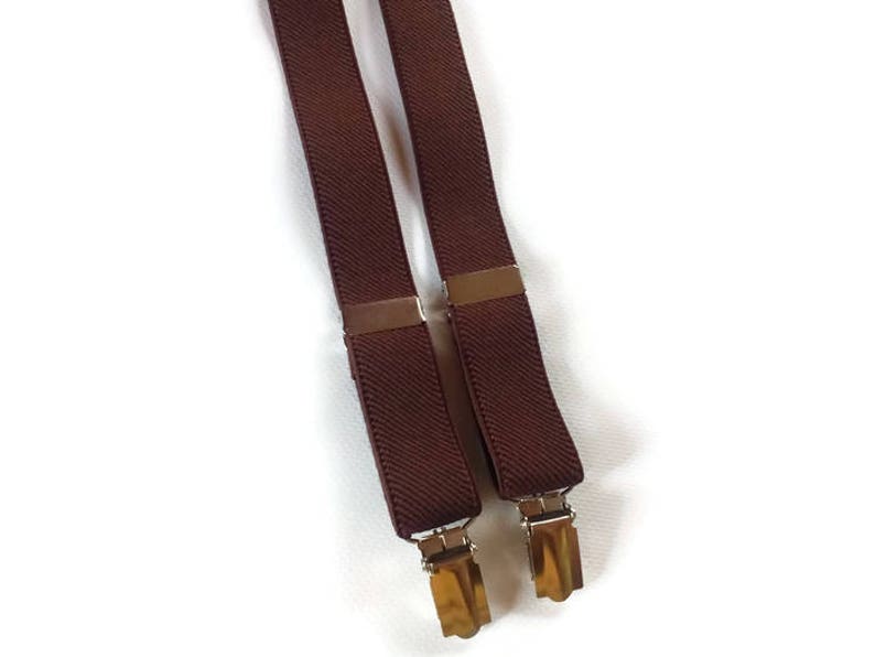 Adult Suspenders BROWN Suspenders Groom Suspenders Toddler Etsy