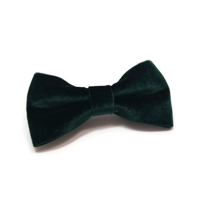 COBALT blue ELASTIC braces velvet bow tie green suspenders set Etsy