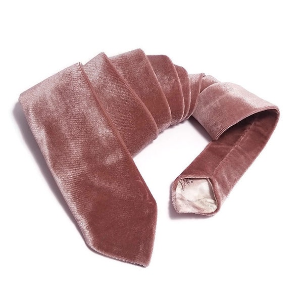 mens rose gold necktie