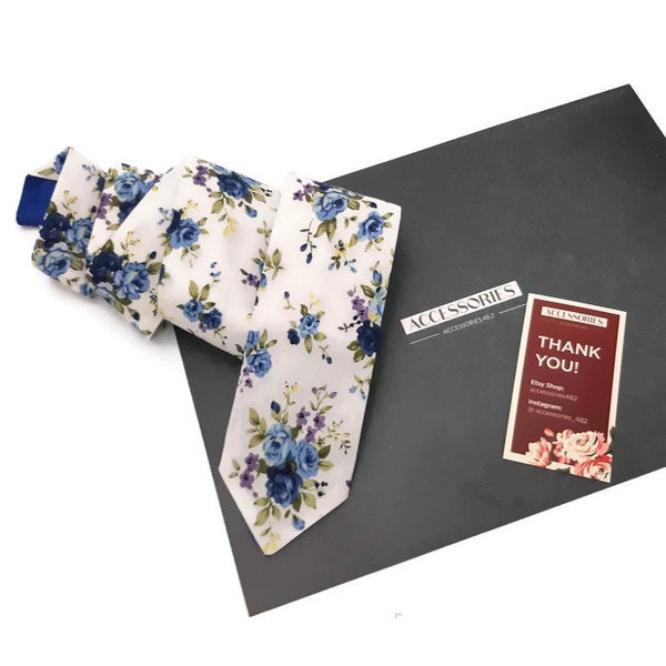 Ivory PALE BLUE floral tie,floral bow tie,flowers pocket square,blue men necktie,self tie bowtie men,groomsmen neck ties,groom skinny tie