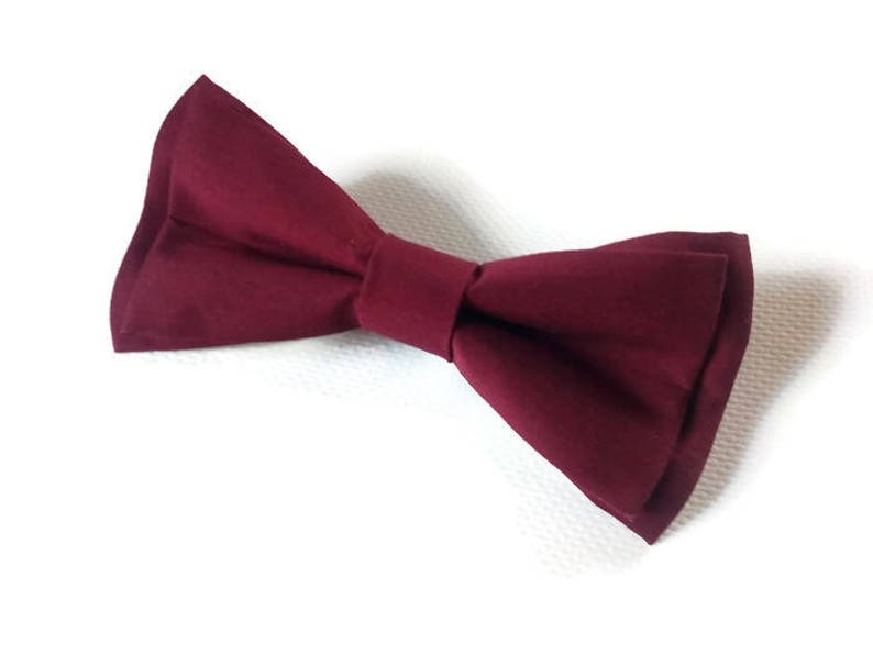 Burgundy Wine Bow Tie Suspenders Set Wedding Boys Toddler Etsy