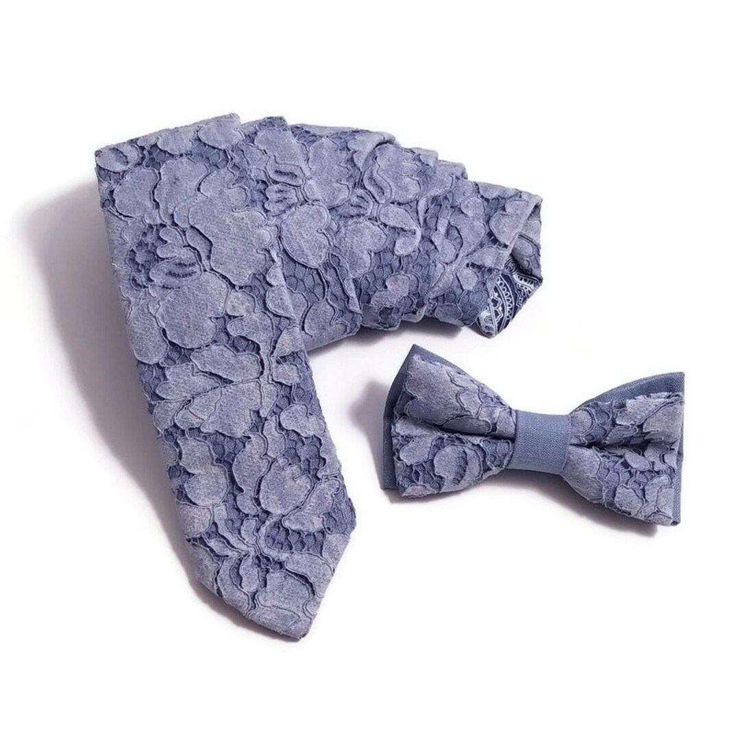 dusty blue neck tie