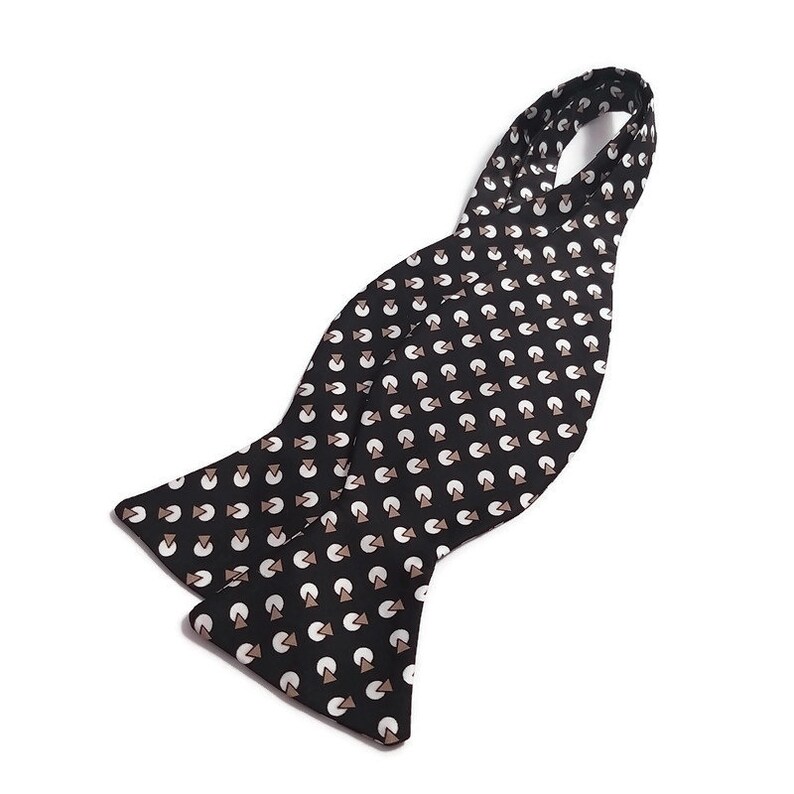 black white brown geometric bowtie Matchinf suspenders Face Mask SATIN Modern and geometric wedding ideas Spring Winter Groomsmen neckties