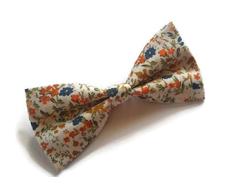 blanc orange minuscule liberté floral bretelles et noeud papillon pour les porteurs de croûte tenues pour hommes pour le marié pour les garçons d'honneur phortoshoot ensemble pour les garçons image 7