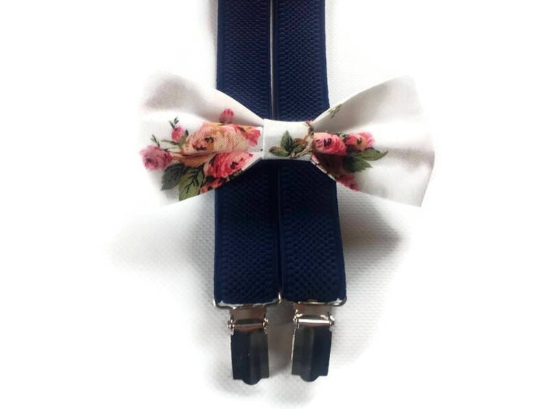 floral bow tie wedding