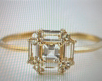 Diamond Engagement Ring Asscher Shape 2 Carat IGI Certified E VS1 Halo Setting Lab Grown Created Solid 14k Yellow Gold Women Jewelry