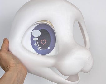 Fursuit Head Base - LAST CHANCE Plushie Feline Extra Durable 3D Printed Headbase