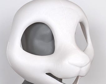 Fursuit Head Base - LAST CHANCE Toony Cat Extra Durable 3D Printed Cat Headbase
