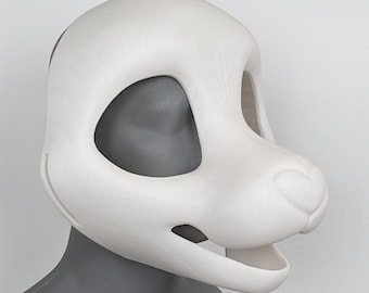 Fursuit Head Base - LAST CHANCE Toony Feline Tiger Extra Durable 3D Printed Headbase