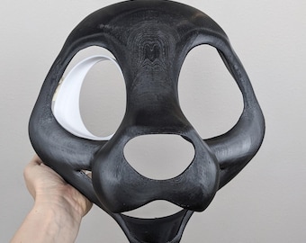 Fursuit Head Base - Toony Feline Extra Durable 3D Printed Headbase Big Cat - preorder closes 8/25