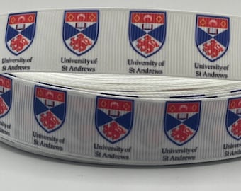 College Inspired Ribbon - 7/8-inch Grosgrain Ribbon - College Sports Ribbon