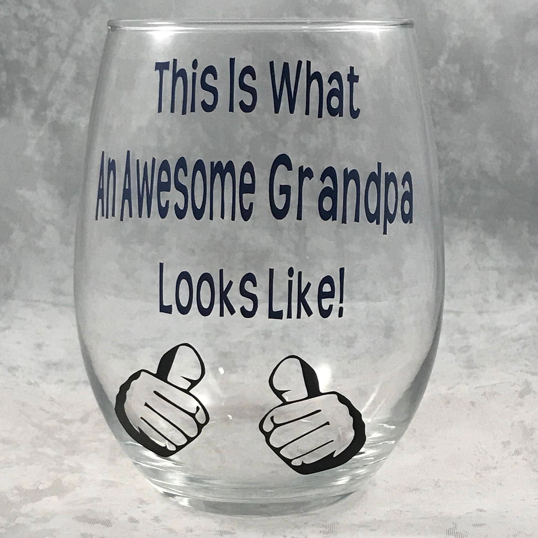 Grandmother Wine Glass Grandma Wine Glass this is What | Etsy
