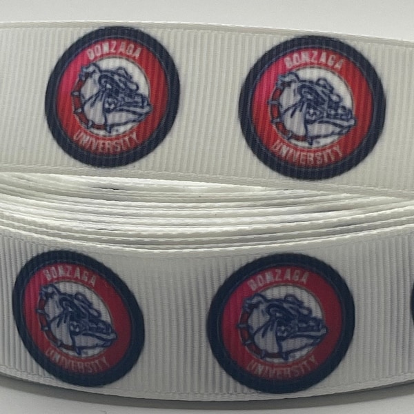 College Inspired Ribbon - 7/8-inch Grosgrain Ribbon - College Sports Ribbon