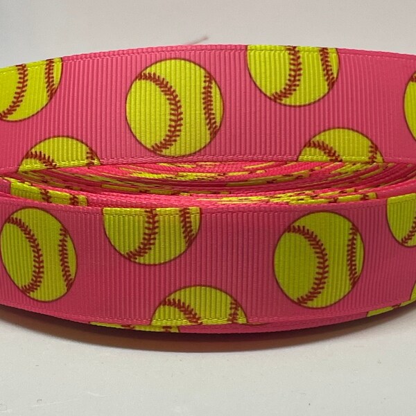 Softball Ribbon Etsy