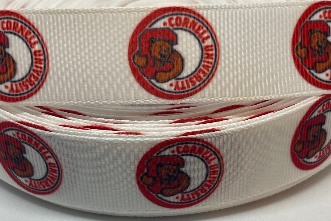 Cornell Ribbon 7/8 Inch Grosgrain Ribbon College Ribbon Cornell
