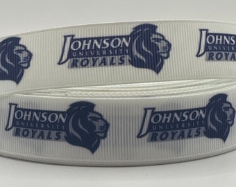 College Inspired Ribbon - 7/8-inch Grosgrain Ribbon - College Sports Ribbon