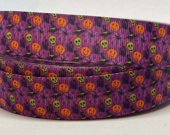 Halloween Witch - 7/8" Grosgrain Ribbon - Fall - Halloween Ribbon