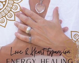 Energy Healing Love & Heart Expansion, Universal Love, Distance Healing, Heart Chakra, Spiritual Healing, Self Love, Remote Healing Reiki