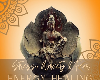 Energy Healing Stress Anxiety & Fear, Distance Healing, Crown Chakra Opening,  Spiritual Healing, Remote Healing, Reiki, Chakra Healing