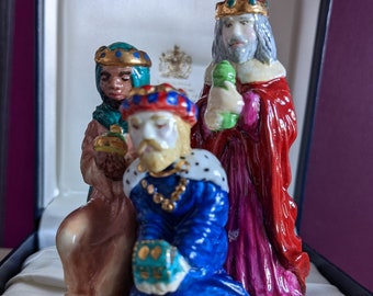 Halcyon Days Enamels Three Kings Nativity Bonbonniere , boxed