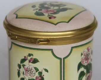 Halcyon Days RHS Kew Camellia Trinket Box
