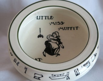 Royal Doulton Little Miss Muffit Child&#39;s Bowl c.1911 Nursery Ware