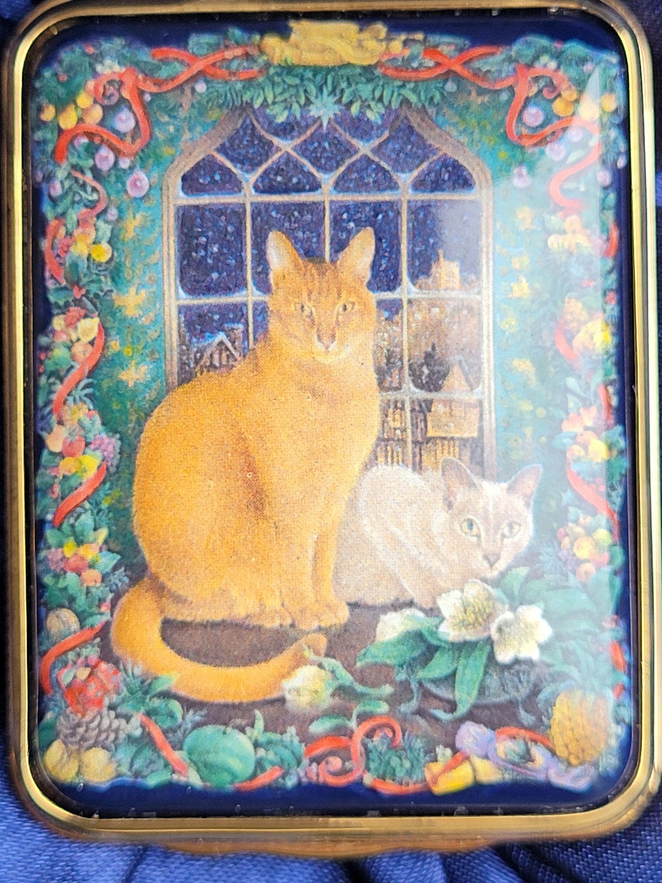Halcyon Days Lesley Anne Ivory June's Cat at Christmas Halcyon Days Lesley Anne Ivory June's Cat at Christmas