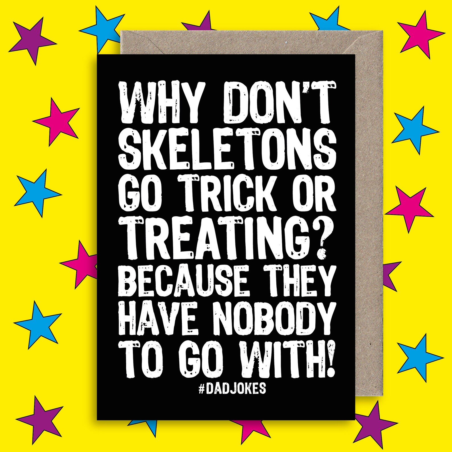 Funny Skeleton Dad Joke Greetings Card Father Birthday Card Etsy UK