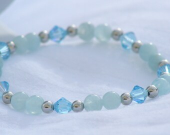 Aquamarine Gemstone Bracelet