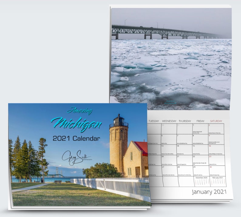 Amazing Michigan 2021 Wall Calendar by Greg Sell Photography | Etsy