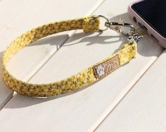 Katoenen bloemen telefoon polsbandje / polsbandje / telefoonkoord / Made in Japan