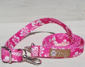 Hibiscus Pink Phone Cross Body Adjustable Strap / Made in Japan