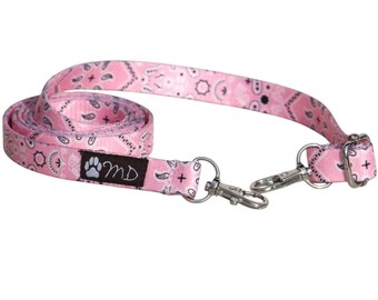 Bandana roze telefoon crossbody verstelbaar bandje / Made in Japan