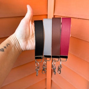 Wristlet Strap | Keychain Wristlet | Leather Keychain | Lanyard | Leather Key Fob | Genuine ...