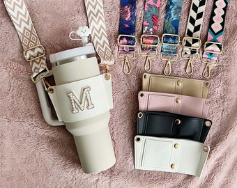 Stanley Quencher Carrier, Stanley Tasche, Stanley Cup Strap Inhaber für 30 Unzen und 40 Unzen Becher, Stanley Reisetasche, personalisierte Geschenke für sie