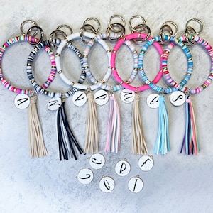 Wristlet Keychain | Personalized Gifts | Monogram Keychain | Gift For Her | Bracelet Keychain | Key Ring Bangle