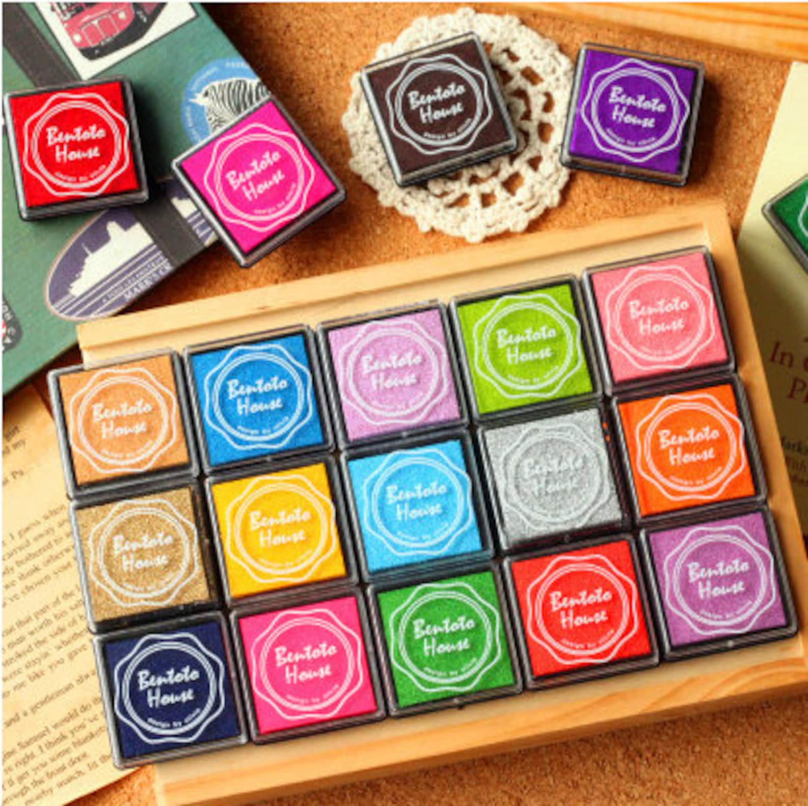 Ink Pad Stamp Pad Thumb Print Ink Pad20 Colors Can Be - Etsy