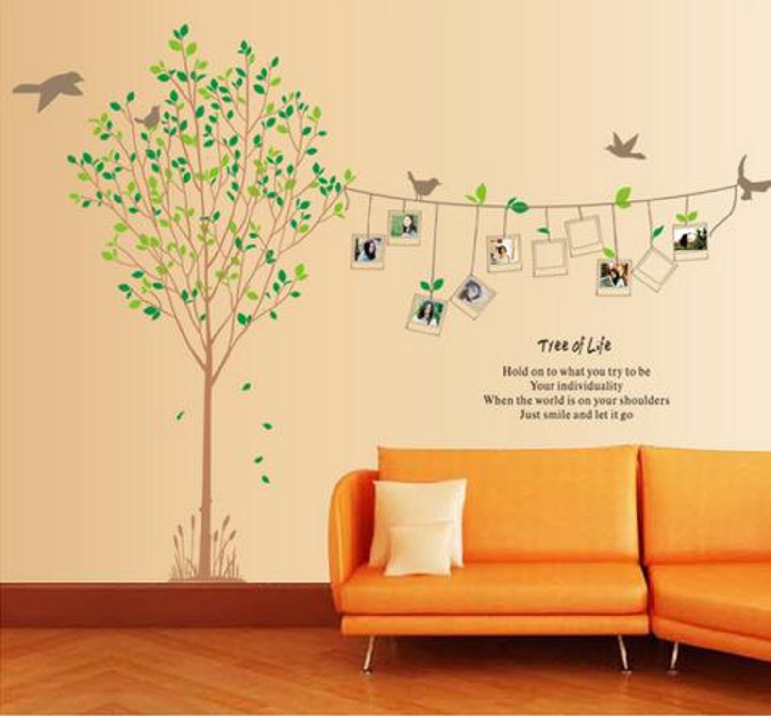Tree of Life Family Photos Wall Decal Tree Wall Sticker Photo Etsy