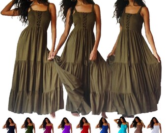 smocked bodice sundress