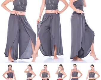 wrap pants plus size