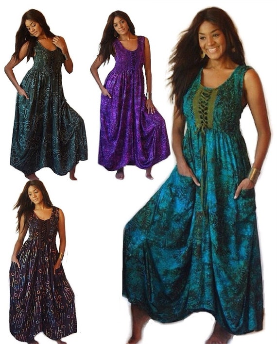 hippie maxi dress plus size