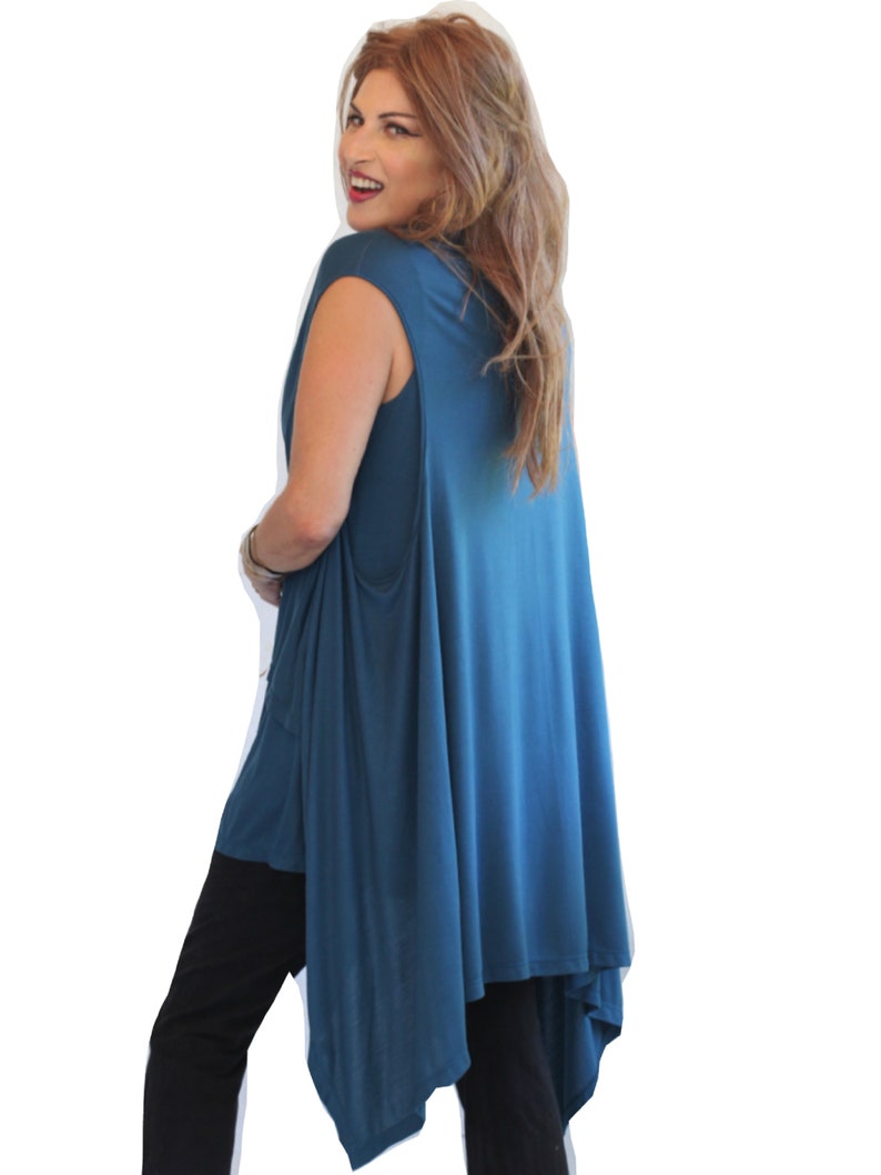 Boho Cami Top Jacket 2 Piece Set Stretch jersey Lacy Trim Etsy