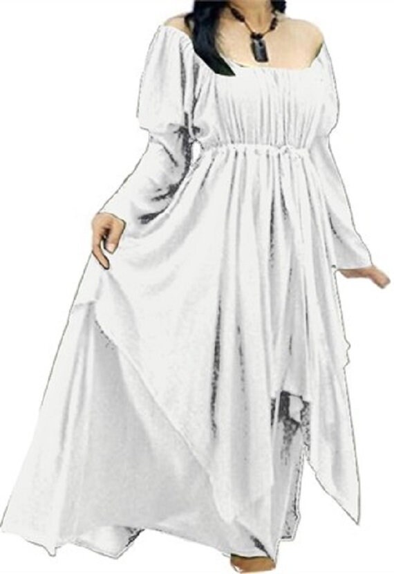 Gypsy Peasant Dress Layered Renaissance 