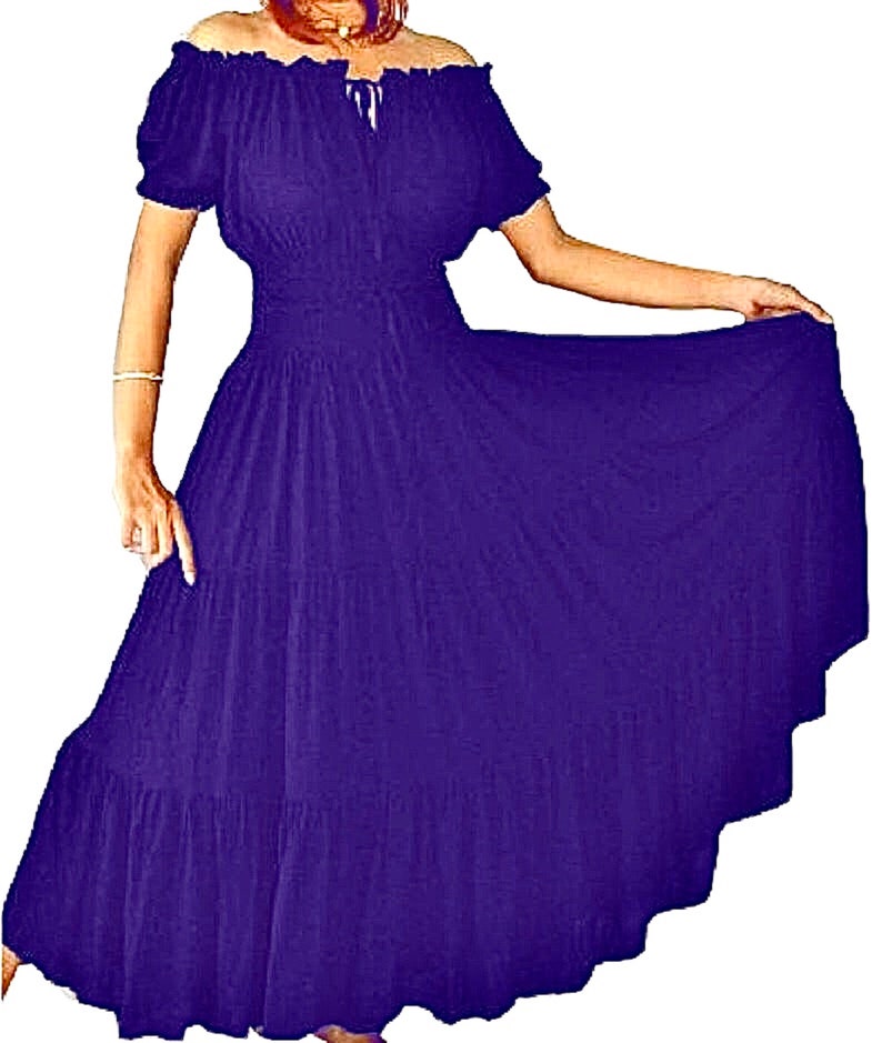 Cottagecore Dress Bridesmaid Peasant Dress Maxi Smocked Etsy