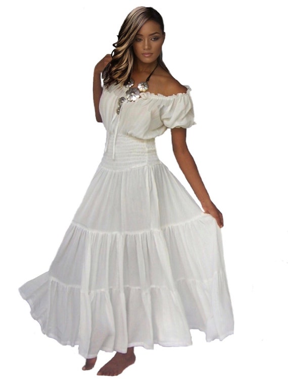 Cottagecore Dress Bridesmaid Peasant 