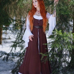 MAXI Dress Medieval Renaissance Dress Wiccan Renfaire - Etsy
