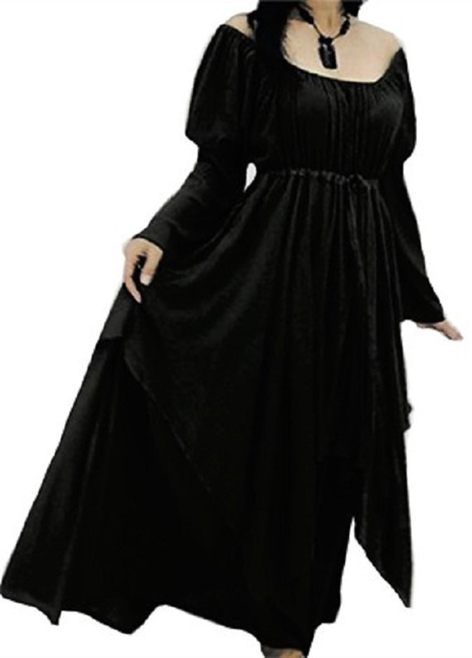 Cosplay Maxi Dress Costume Cottagegoth Peasant Renaissance - Etsy